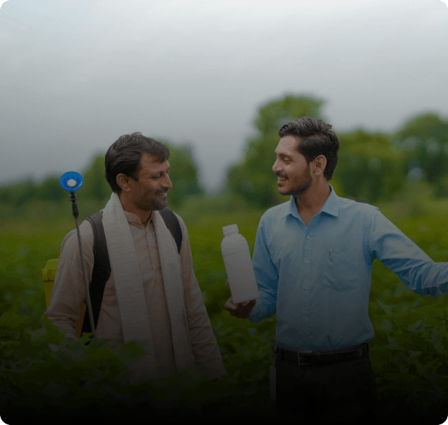 Farmers in field