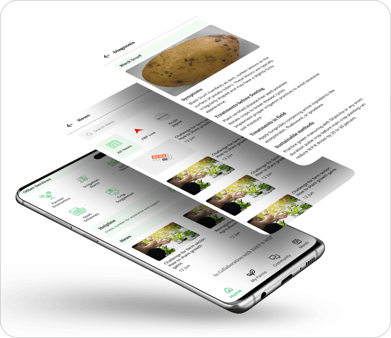 Agrisarathi App Interface
